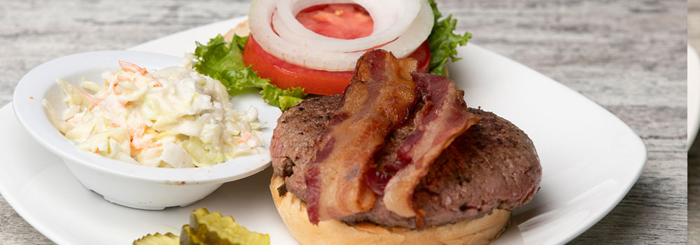 Gourmet Burgers served at Juno Beach Cafe